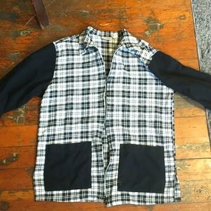 Casual w.e.a.r zip up flannel